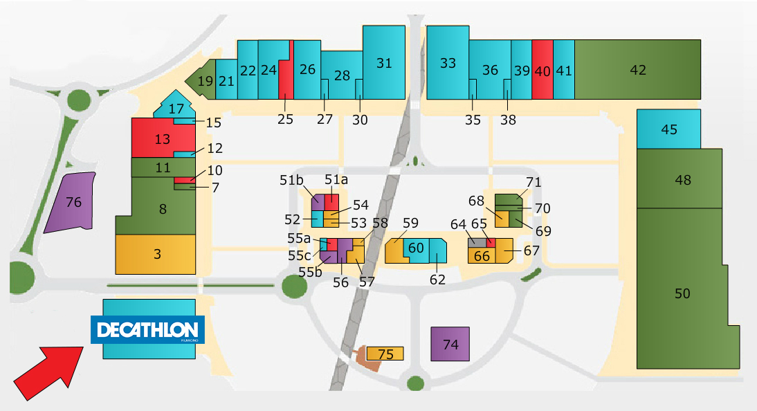 Mappa Decathlon