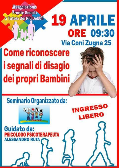 disagio bambini