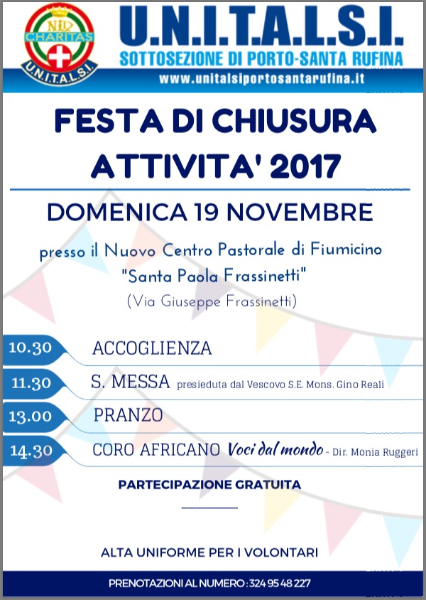 festa finale unitalsi