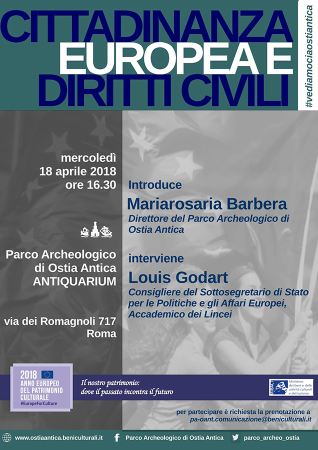 locandina 18 aprile Godart Barbera a Ostia Antica