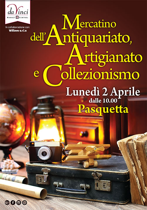 pasquetta da vinci mercatino antiquariato